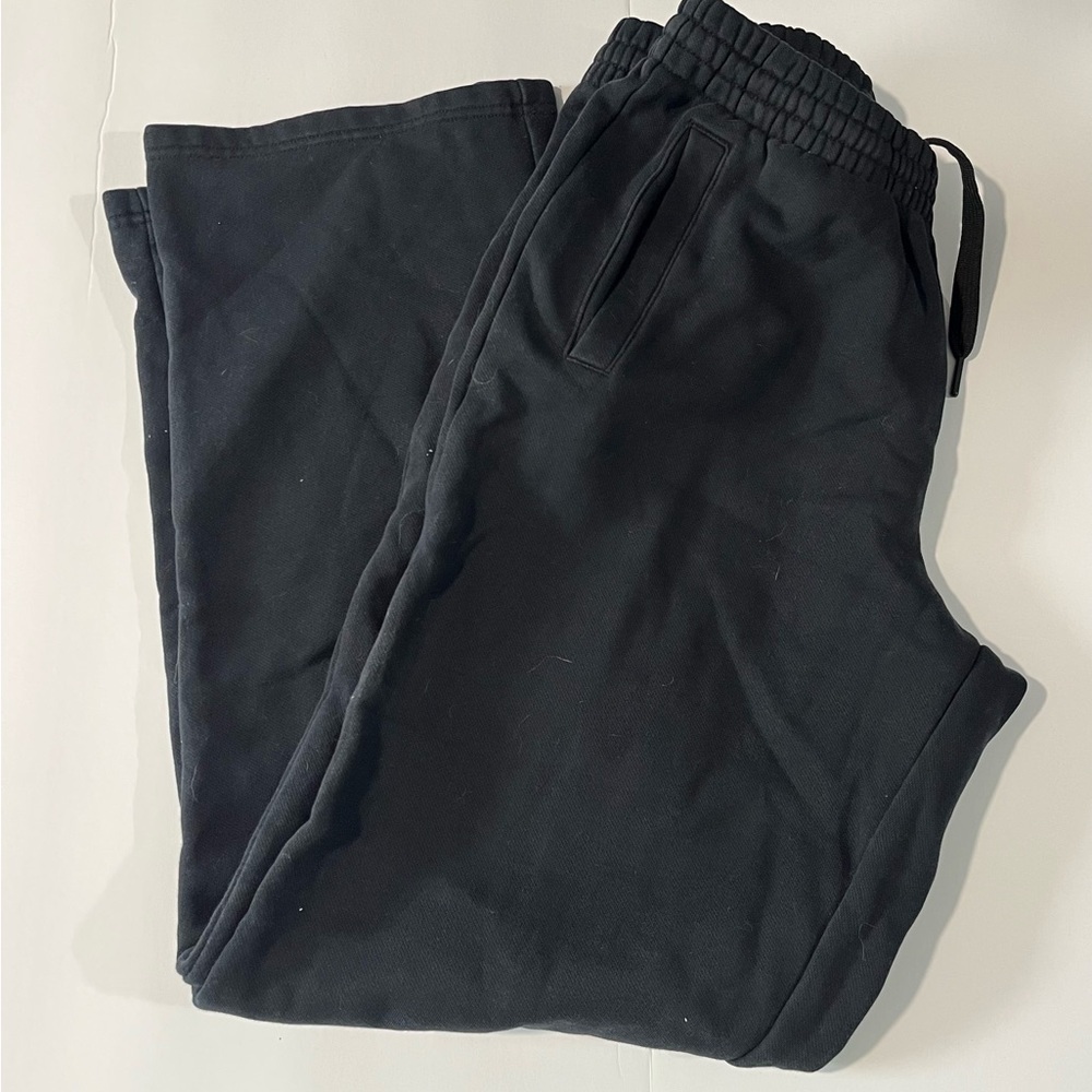 Puma Black Men's Jogger Sweatpants with Drawstring Waist